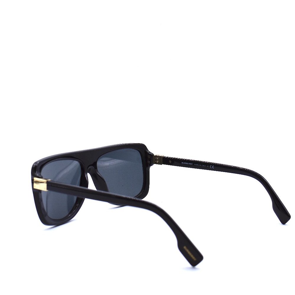 NEW BURBERRY BE4362 3001/87 BLACK GREY LENS AUTHENTIC SUNGLASSES - Picture 7 of 13